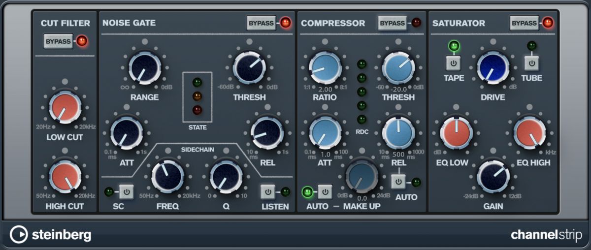 cubase 2.7 channel strip