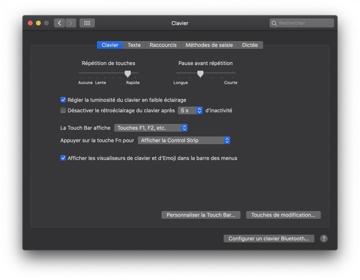 Bar None un utilitaire pour désactiver la Touch Bar sur MacBook