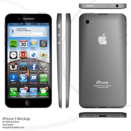 Un concept d'iPhone 5 avec écran 4 pouces Un concept d'iPhone 5 avec écran 4 pouces
