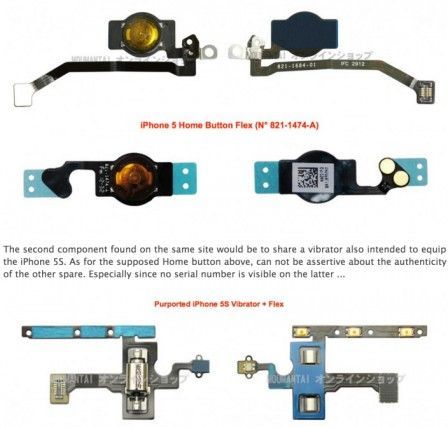 bouton piece iphone cinq s