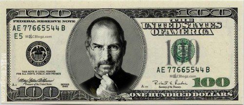 steve jobs apple dollars steve jobs apple dollars