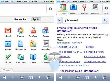 nouveau style pour Google