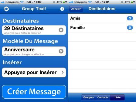 Groupe sms 2