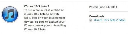 iTunes 10.5b2 iTunes 10.5b2