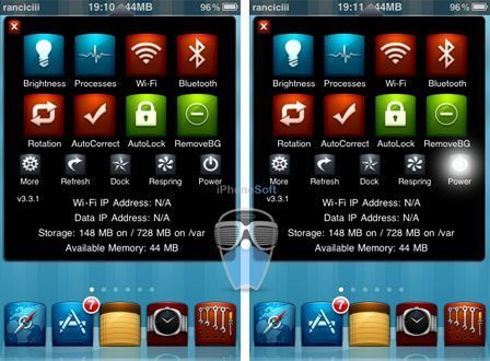 SBSettings power SBSettings power