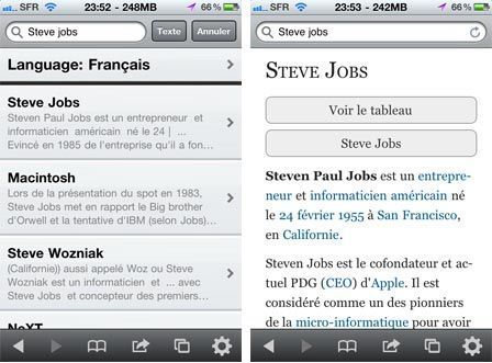 Test : Wikibot le client Wikipedia qui manquait à mon iPhone Test : Wikibot le client Wikipedia qui manquait à mon iPhone