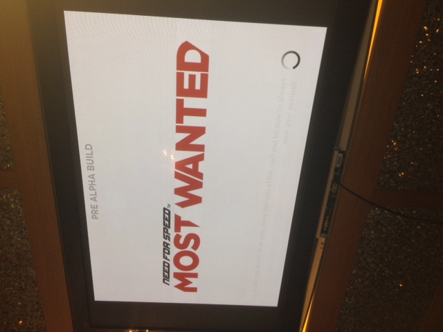 Need For Speed Most Wanted bêta sur iPhone