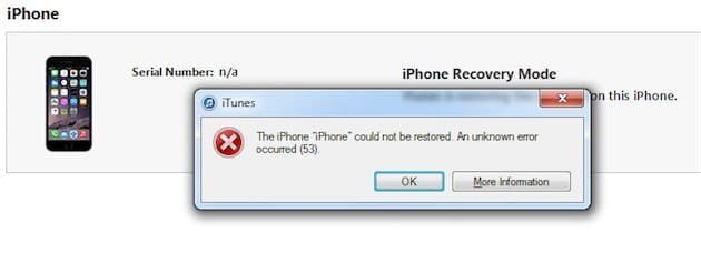 erreur cinquantetrois erreur cinquantetrois