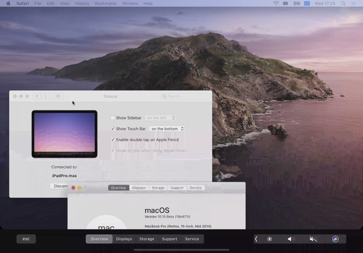 ipados sidecar touch bar macos catalina ipados sidecar touch bar macos catalina