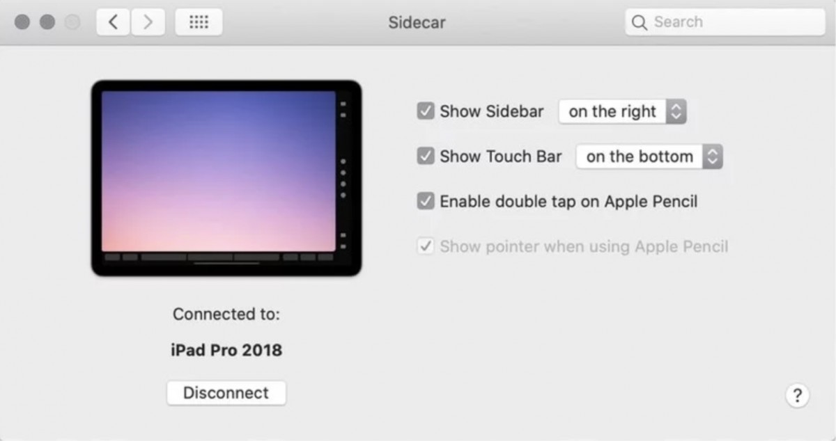 Sidecar apple не видит ipad