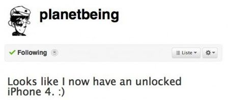iPhone 4 désimlocké et jailbreaké iPhone 4 désimlocké et jailbreaké