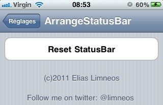ArrangeStatusBar ArrangeStatusBar