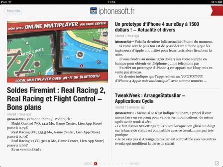 flipboard meilleur rss ultime iPad flipboard meilleur lecteur rss iPad