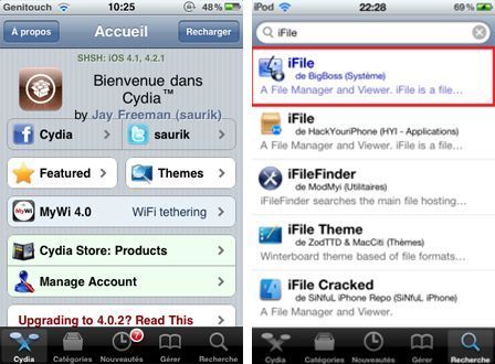 comment installer ifile