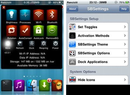 Activer les toggles SBSettings