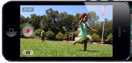 iphone 5 recording video