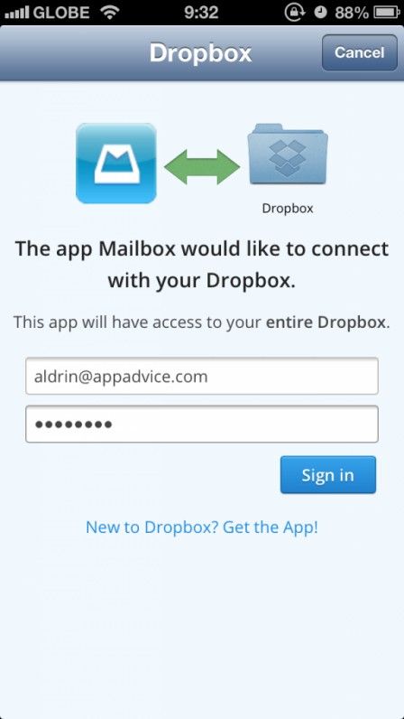 mailbox dropbox