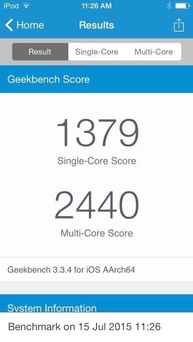 ipod touch 6g vitesse ipod touch 6g vitesse