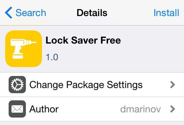 Attention au tweak malveillant Lock Saver Free !