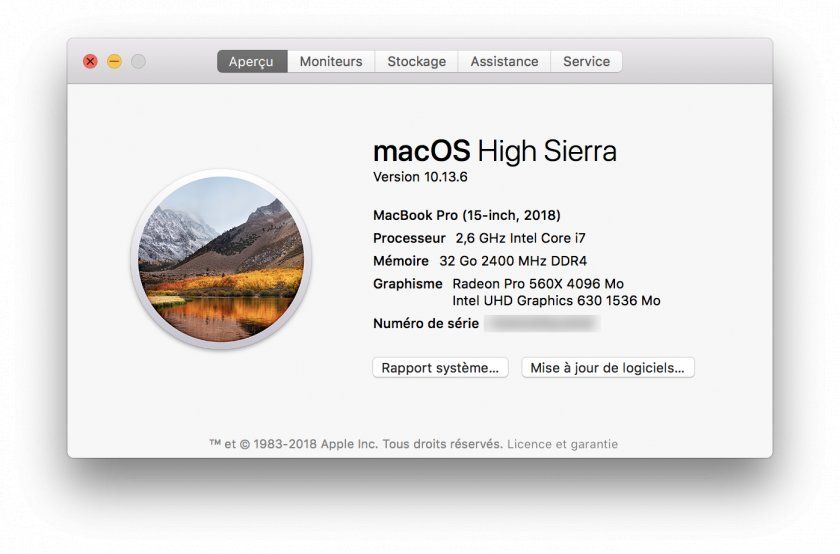 macbook pro 15 pouces core i7 2018 macbook pro 15 pouces core i7 2018