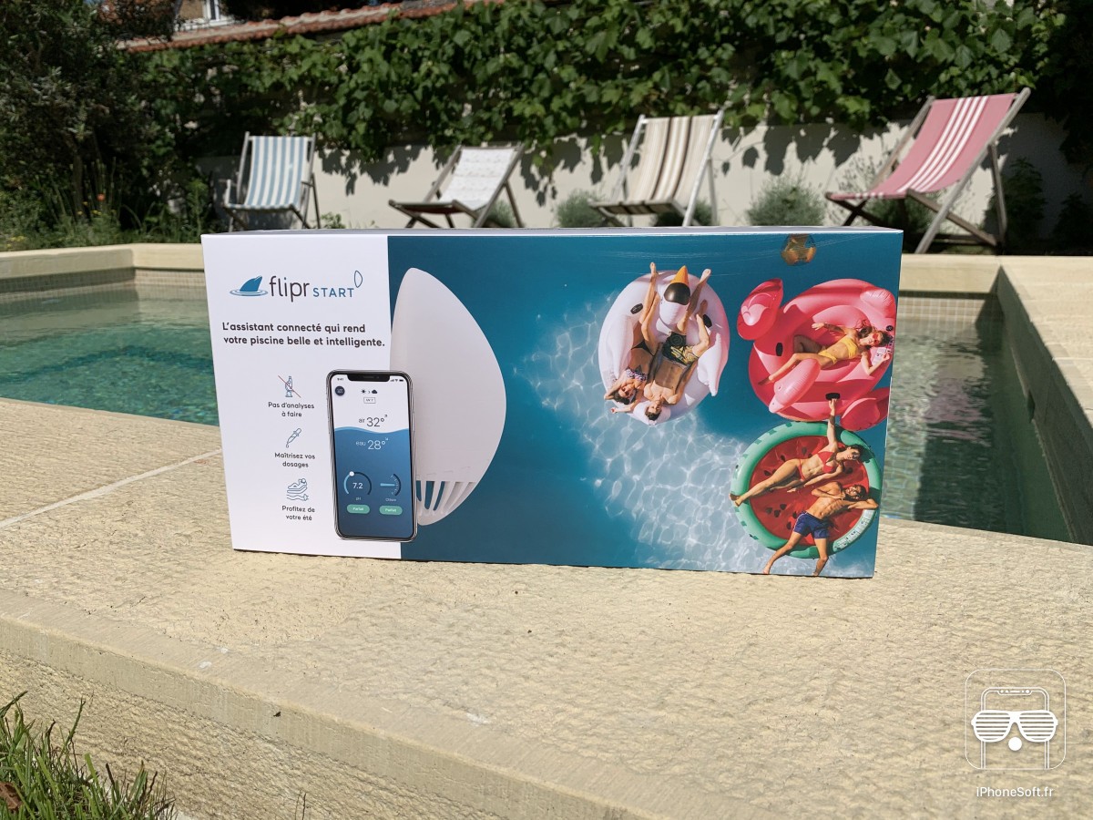 Flipr - Thermomètre connecté pour piscine 4 en 1 - prédiction de