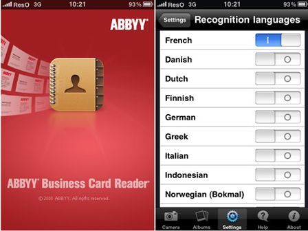 abbyy business card reader cost