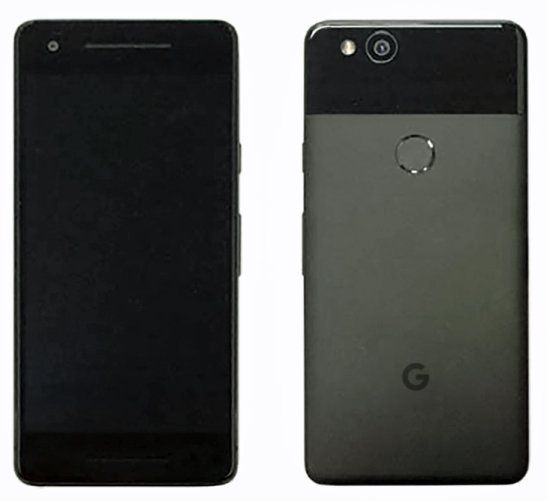 google pixel 2 fuite