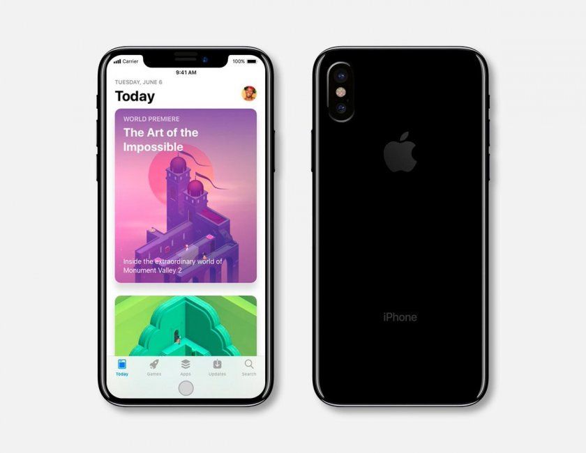 iphone 8 app store front back