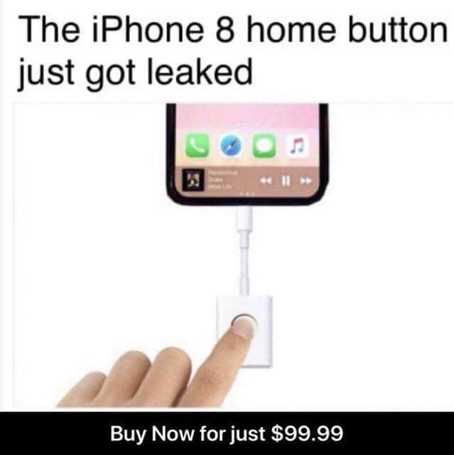 iphone 8 button ios 11 fuite leak