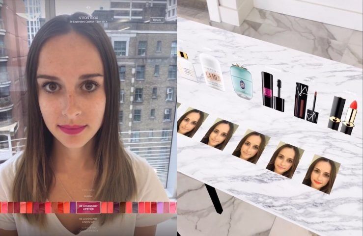 maquillage ios apple realite augmentee