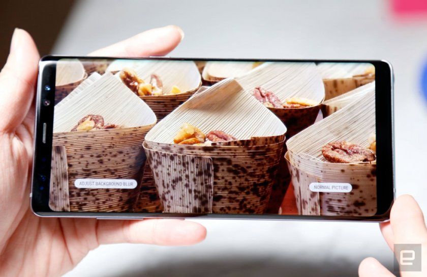 mode portrait flou artistique samsung galaxy note8