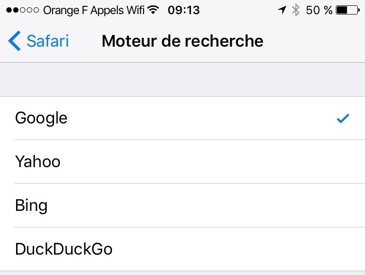 moteur recherche ios par defaut ios 10 moteur recherche ios par defaut ios 10