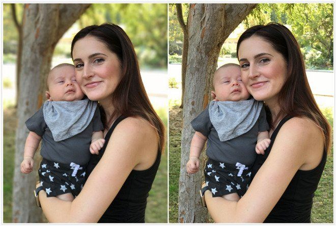 femme enfant bokeh effet mode portrait 