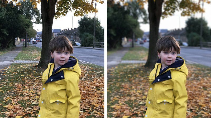 garcon  bokeh effet mode portrait