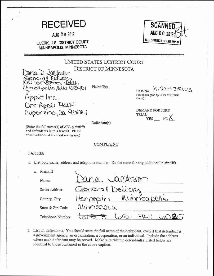 plainte apple plainte apple