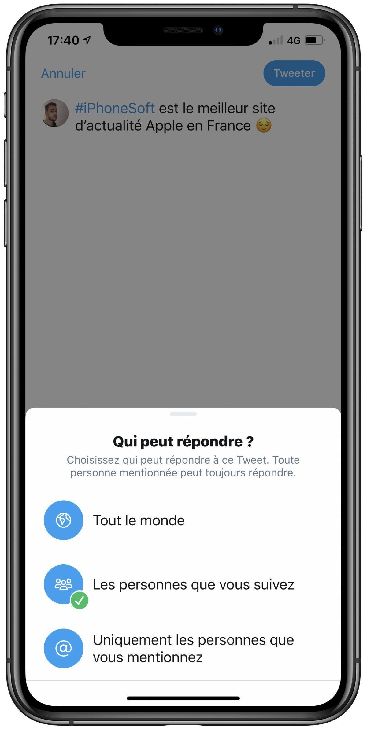 qui peut repondre a mon tweet qui peut repondre a mon tweet
