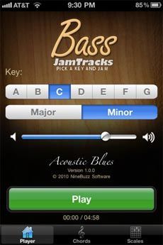 Bass Jam Tracks : Acoustic Blues
