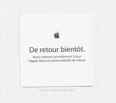 L'Apple Store est fermé en attendant la Keynote de ce soir ! L'Apple Store est fermé en attendant la Keynote de ce soir !