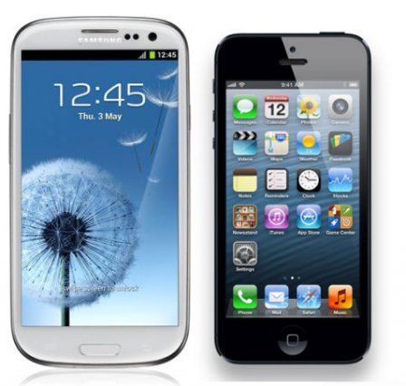 Comparatif iPhone 5 - Galaxy S3
