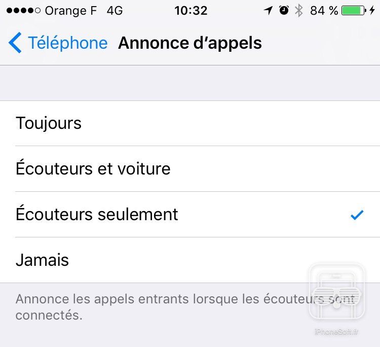 iOS 10 comment demander à l