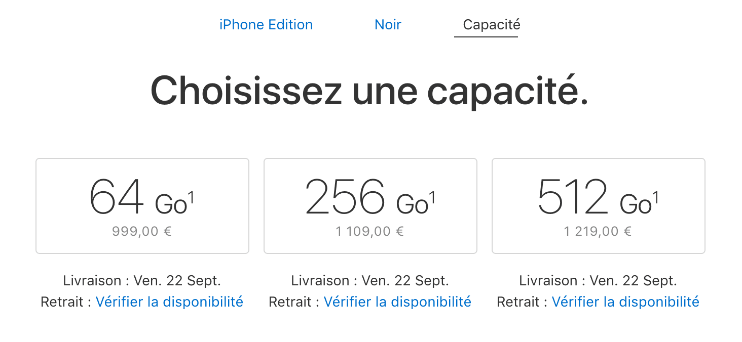 capacite iphone 8 edition pro capacite de stockage prix disponibilite capacite iphone 8 edition pro capacite de stockage prix disponibilite