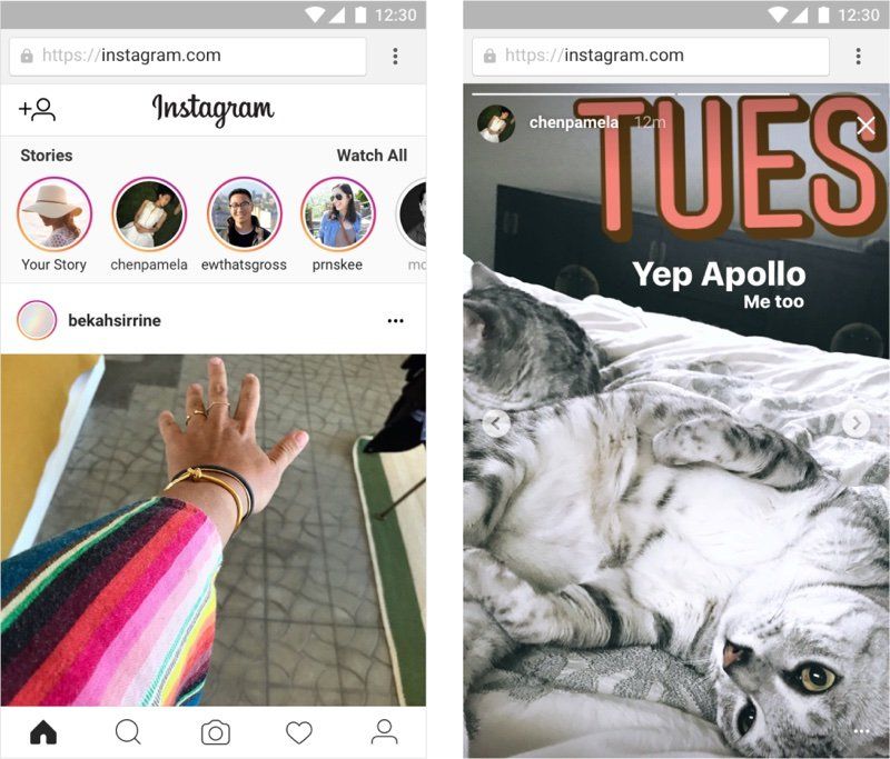 instagram stories web