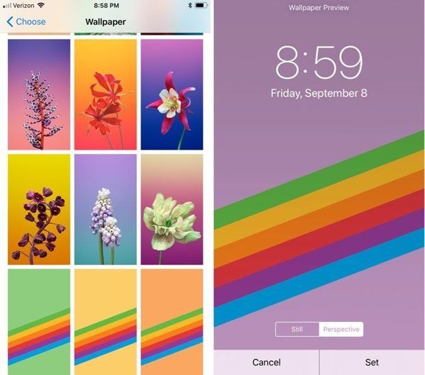 ios 11 fonds ecran gold master