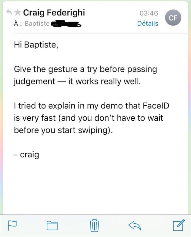 mail craig federeghi face id mail craig federeghi face id