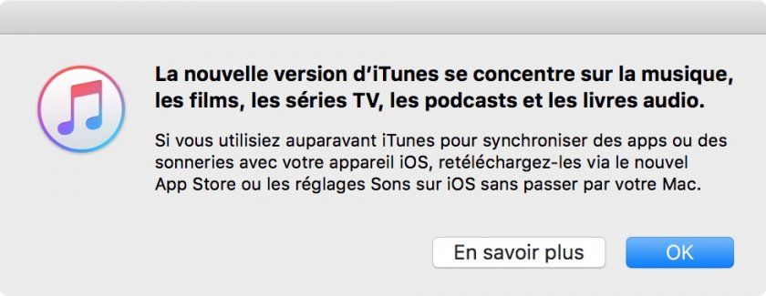 maj itunes 12.7 app store ios supprime maj itunes 12.7 app store ios supprime