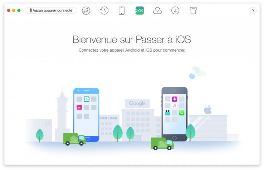 transferer android a ios 1