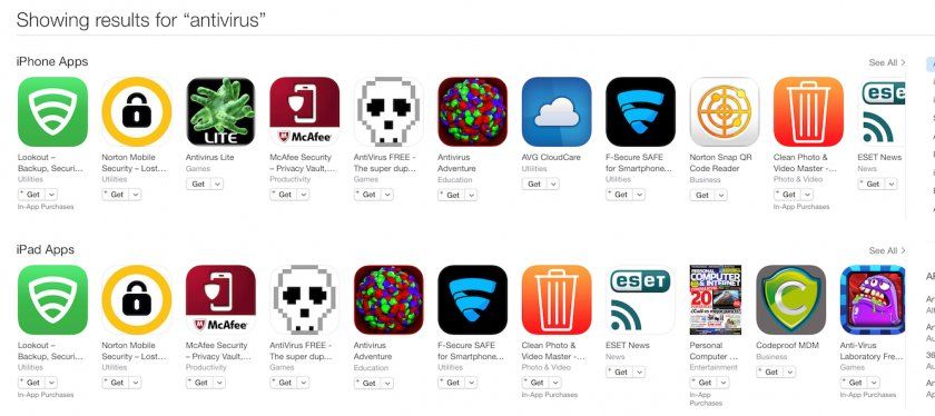 virus app store