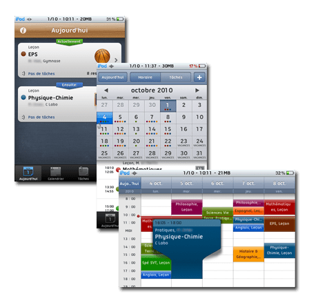 Votre emploi du temps