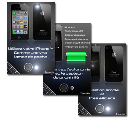 LED Lampe pour iPhone 4