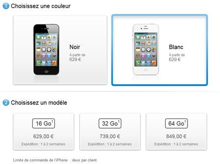 Pré-commande iPhone 4S Pré-commande iPhone 4S